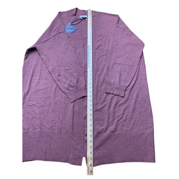 Ava & Viv Womens Plus Size Open Front Cardigan Sweater 3/4 Sleeve Size 2X 20-22 - Picture 13 of 14